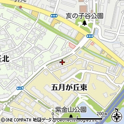 大阪府吹田市五月が丘東9周辺の地図
