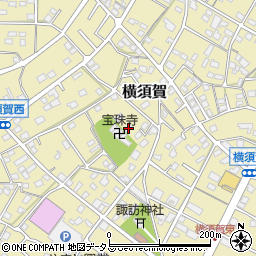 静岡県浜松市浜名区横須賀1081周辺の地図