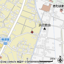静岡県浜松市浜名区横須賀442周辺の地図