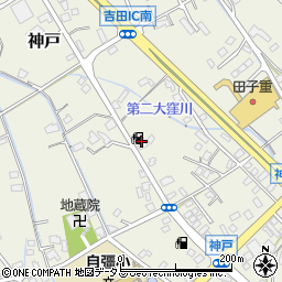 静岡県榛原郡吉田町神戸1676周辺の地図