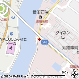 兵庫県姫路市飾磨区中島3048-40周辺の地図