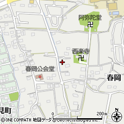 静岡県袋井市春岡904-3周辺の地図