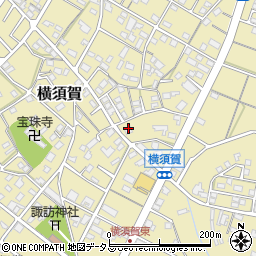 静岡県浜松市浜名区横須賀390周辺の地図