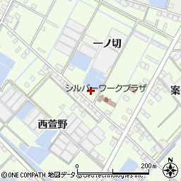 愛知県西尾市一色町生田一ノ切84周辺の地図