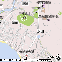愛知県西尾市寺部町浜田49-1周辺の地図