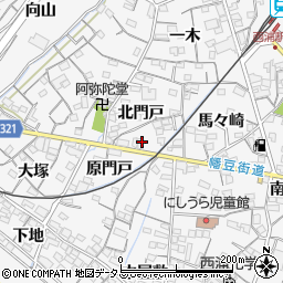 西浦珠算練習所周辺の地図