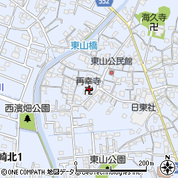 兵庫県姫路市東山418周辺の地図