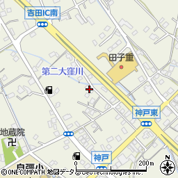 静岡県榛原郡吉田町神戸1665周辺の地図