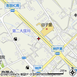静岡県榛原郡吉田町神戸1666周辺の地図