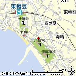 愛知県西尾市東幡豆町宮後31-25周辺の地図