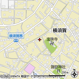 静岡県浜松市浜名区横須賀1100周辺の地図