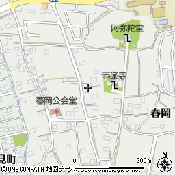 静岡県袋井市春岡904周辺の地図