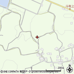 岡山県赤磐市斗有周辺の地図