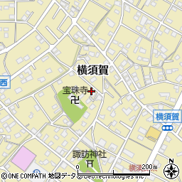 静岡県浜松市浜名区横須賀1061周辺の地図
