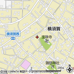 静岡県浜松市浜名区横須賀1098周辺の地図