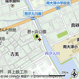 兵庫県姫路市大津区吉美65周辺の地図