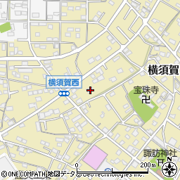 静岡県浜松市浜名区横須賀1108周辺の地図
