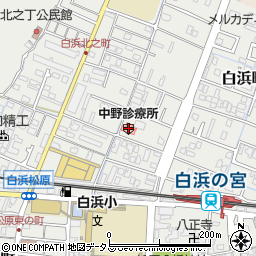 中野診療所周辺の地図