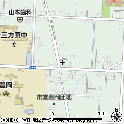 静岡県浜松市中央区豊岡町184周辺の地図