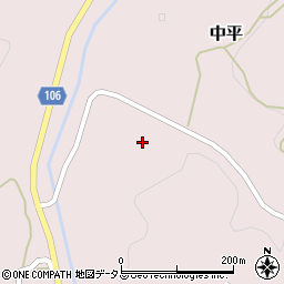 広島県神石郡神石高原町中平506周辺の地図