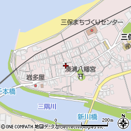 島根県浜田市三隅町湊浦155周辺の地図