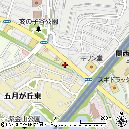 大阪府吹田市五月が丘東13周辺の地図