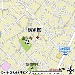 静岡県浜松市浜名区横須賀1067周辺の地図