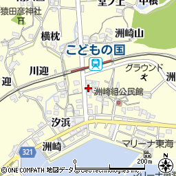 愛知県西尾市東幡豆町御堂前16周辺の地図