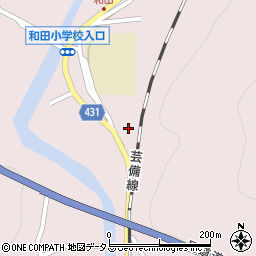 広島県三次市向江田町3354周辺の地図