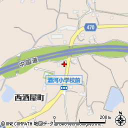 広島県三次市西酒屋町875周辺の地図