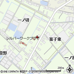 愛知県西尾市一色町生田一ノ切54周辺の地図