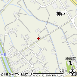 静岡県榛原郡吉田町神戸1802-2周辺の地図