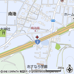 兵庫県高砂市阿弥陀町南池397周辺の地図