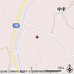 広島県神石郡神石高原町中平511周辺の地図