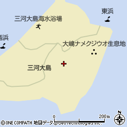 愛知県蒲郡市三谷町大島周辺の地図