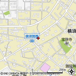 静岡県浜松市浜名区横須賀1111周辺の地図