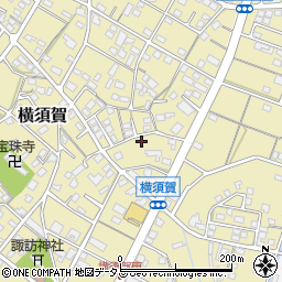 静岡県浜松市浜名区横須賀394周辺の地図