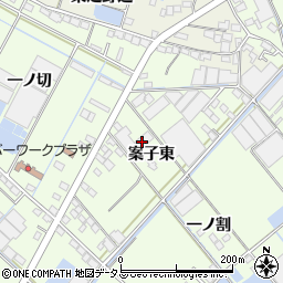愛知県西尾市一色町生田案子東周辺の地図