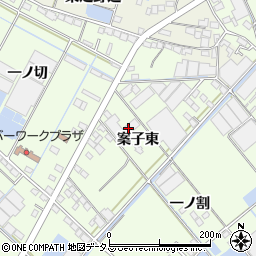 愛知県西尾市一色町生田（案子東）周辺の地図