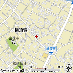 静岡県浜松市浜名区横須賀427周辺の地図