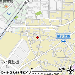 静岡県浜松市浜名区横須賀1601-3周辺の地図