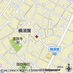 静岡県浜松市浜名区横須賀357周辺の地図