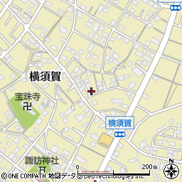 静岡県浜松市浜名区横須賀425周辺の地図
