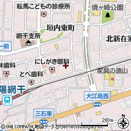 兵庫県姫路市網干区垣内東町47周辺の地図