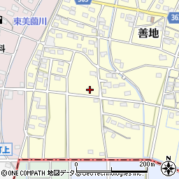 静岡県浜松市浜名区善地554周辺の地図