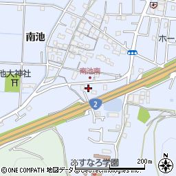 兵庫県高砂市阿弥陀町南池401周辺の地図
