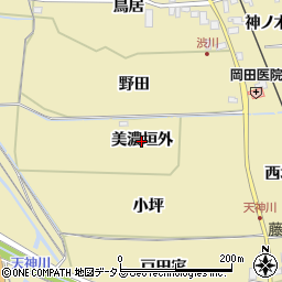 京都府木津川市山城町綺田（美濃垣外）周辺の地図