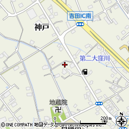 静岡県榛原郡吉田町神戸1711周辺の地図