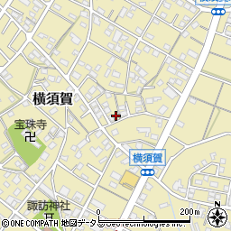 静岡県浜松市浜名区横須賀424周辺の地図