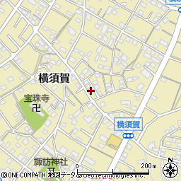静岡県浜松市浜名区横須賀428周辺の地図